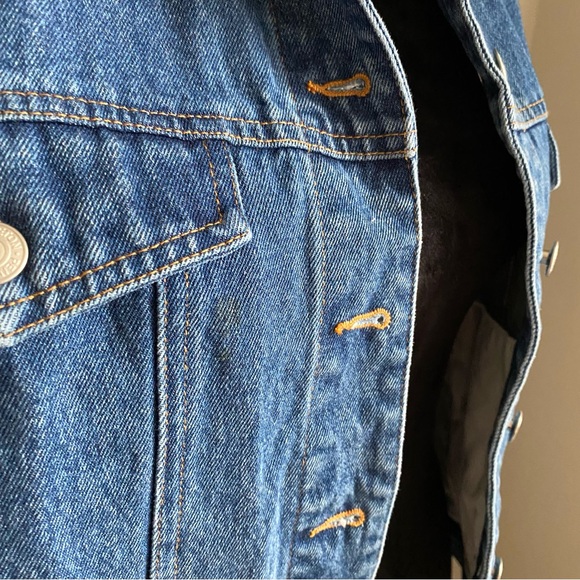 Pendleton Originals Vintage Western green wool denim jean jacket women’s large - Picture 4 of 9